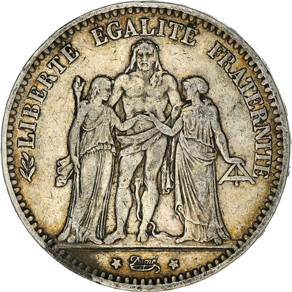 Coin, France, Hercule, 5 Francs, 1875, Paris, EF(40-45), Silver, KM:820.1
