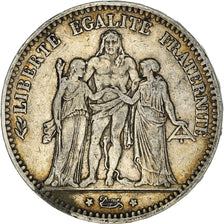 Coin, France, Hercule, 5 Francs, 1875, Paris, EF(40-45), Silver, KM:820.1