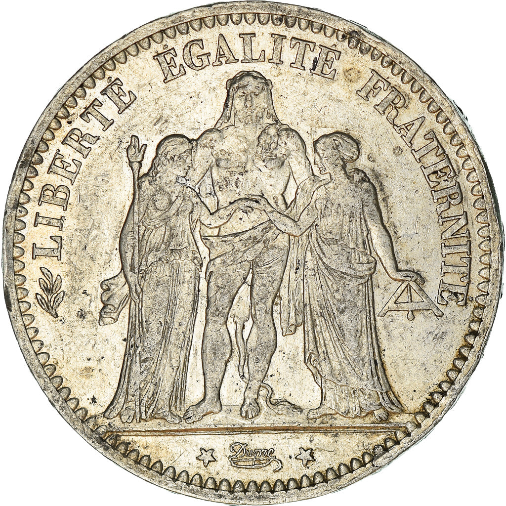 Coin, France, Hercule, 5 Francs, 1873, Paris, VF(30-35), Silver, KM:820.1