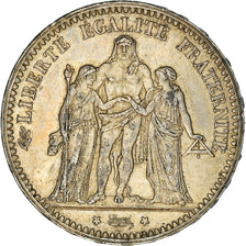Coin, France, Hercule, 5 Francs, 1873, Paris, EF(40-45), Silver, KM:820.1
