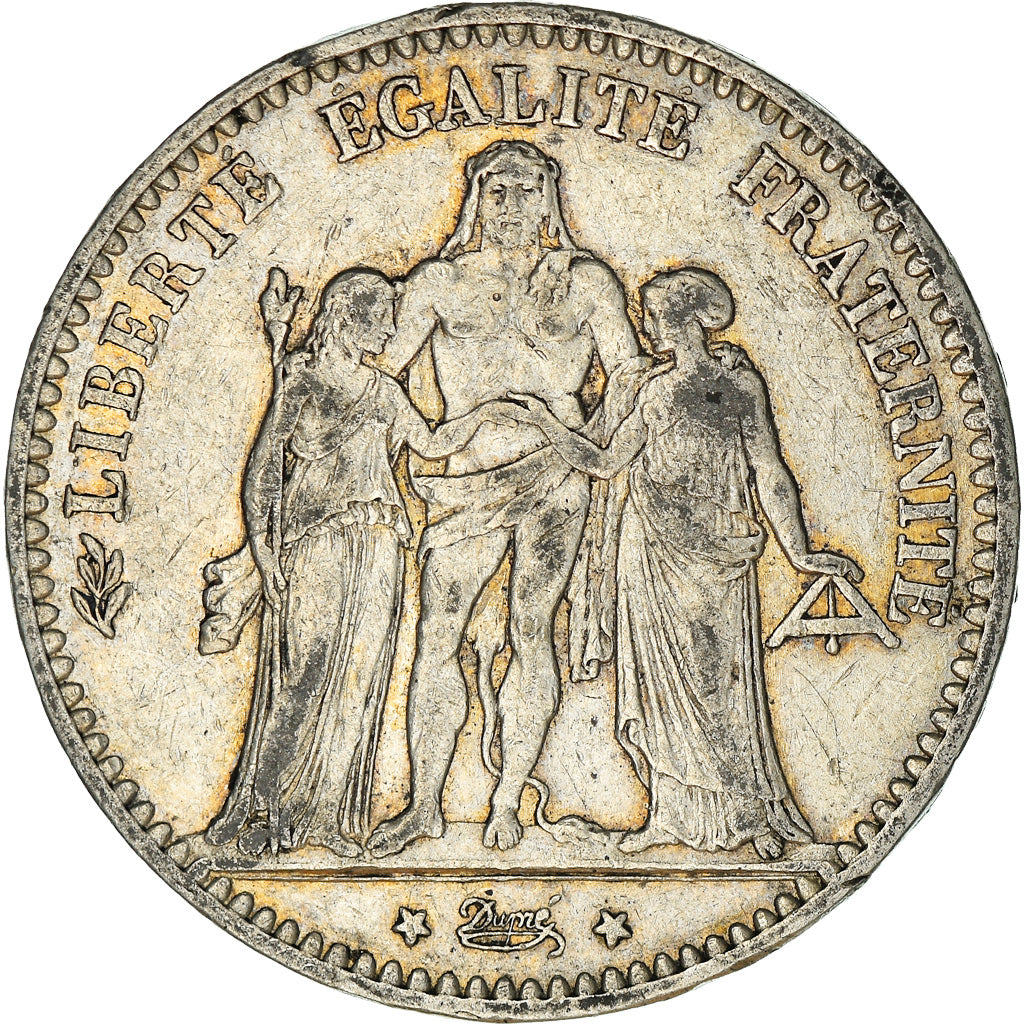 Monnaie, France, Hercule, 5 Francs, 1875, Paris, TTB, Argent, Gadoury:745a