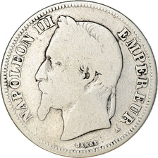 Moneta, Francia, Napoleon III, Napoléon III, 2 Francs, 1867, Paris, B+