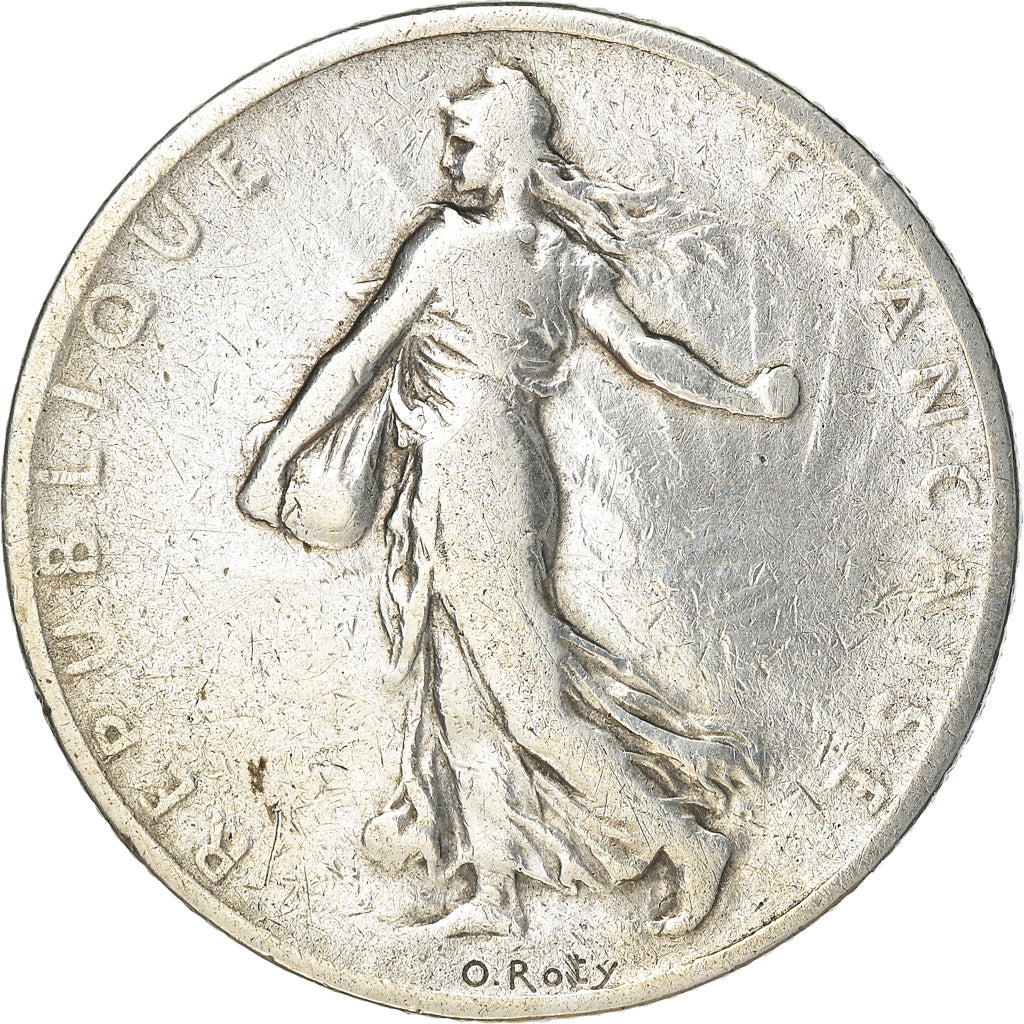 Moneta, Francia, Semeuse, 2 Francs, 1898, Paris, MB, Argento, KM:845.1