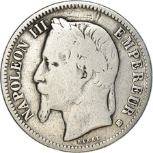 Munten, Frankrijk, Napoleon III, Napoléon III, Franc, 1868, Paris, FR, Zilver