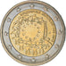 Niemcy, 2 Euro, Flag, 2015, Hambourg, MS(63), Bimetaliczny