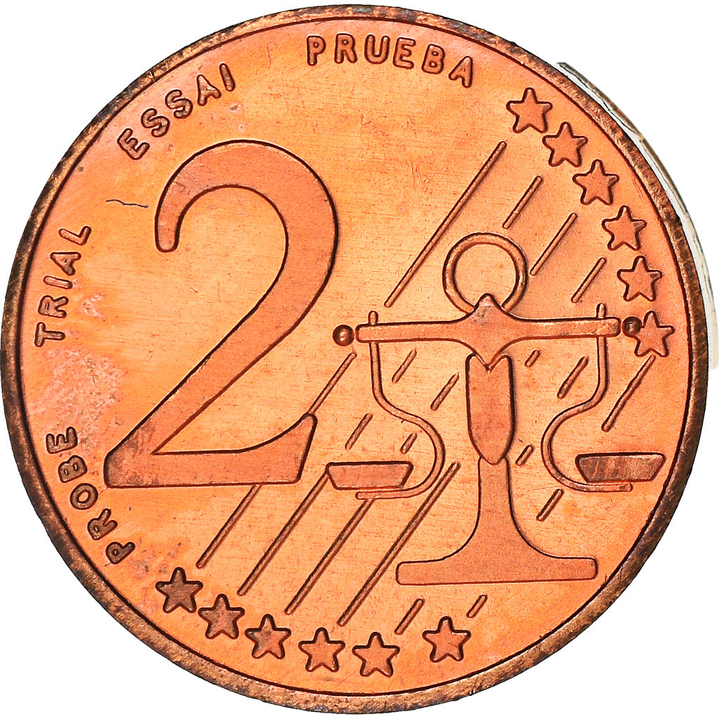 Cyprus, Fantasy euro patterns, 2 Euro Cent, 2004, Proof, MS(65-70), Copper