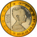 Denmark, Fantasy euro patterns, Euro, 2002, Proof, MS(65-70), Bi-Metallic