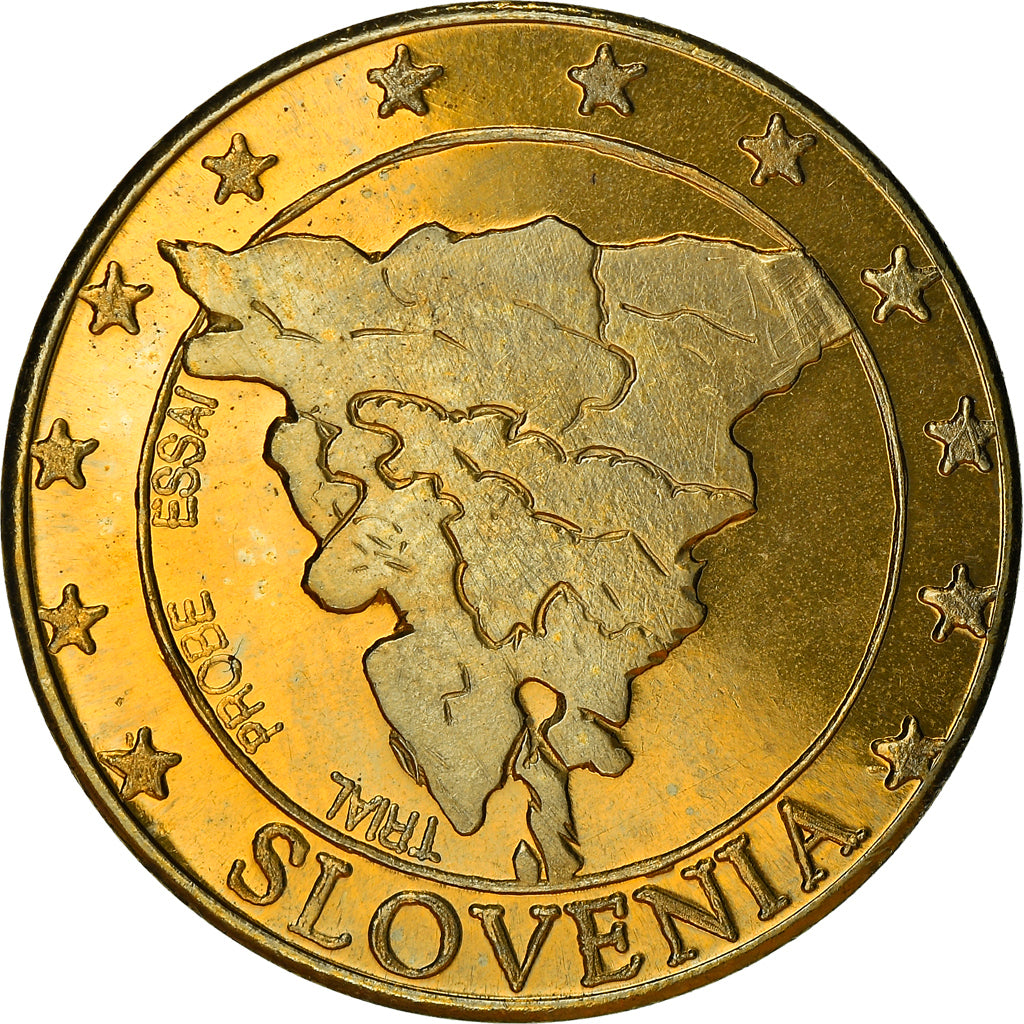 Slovenië, Fantasy euro patterns, 50 Euro Cent, 2004, Proof, FDC, Tin