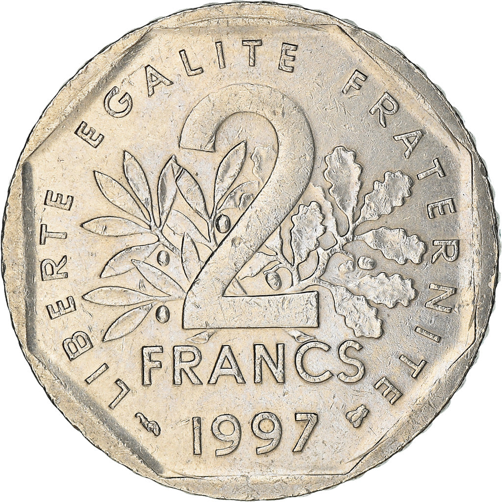 Monnaie, France, Semeuse, 2 Francs, 1997, SUP, Nickel, Gadoury:547, KM:942.1