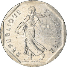 Moeda, França, Semeuse, 2 Francs, 1996, AU(55-58), Níquel, KM:942.2