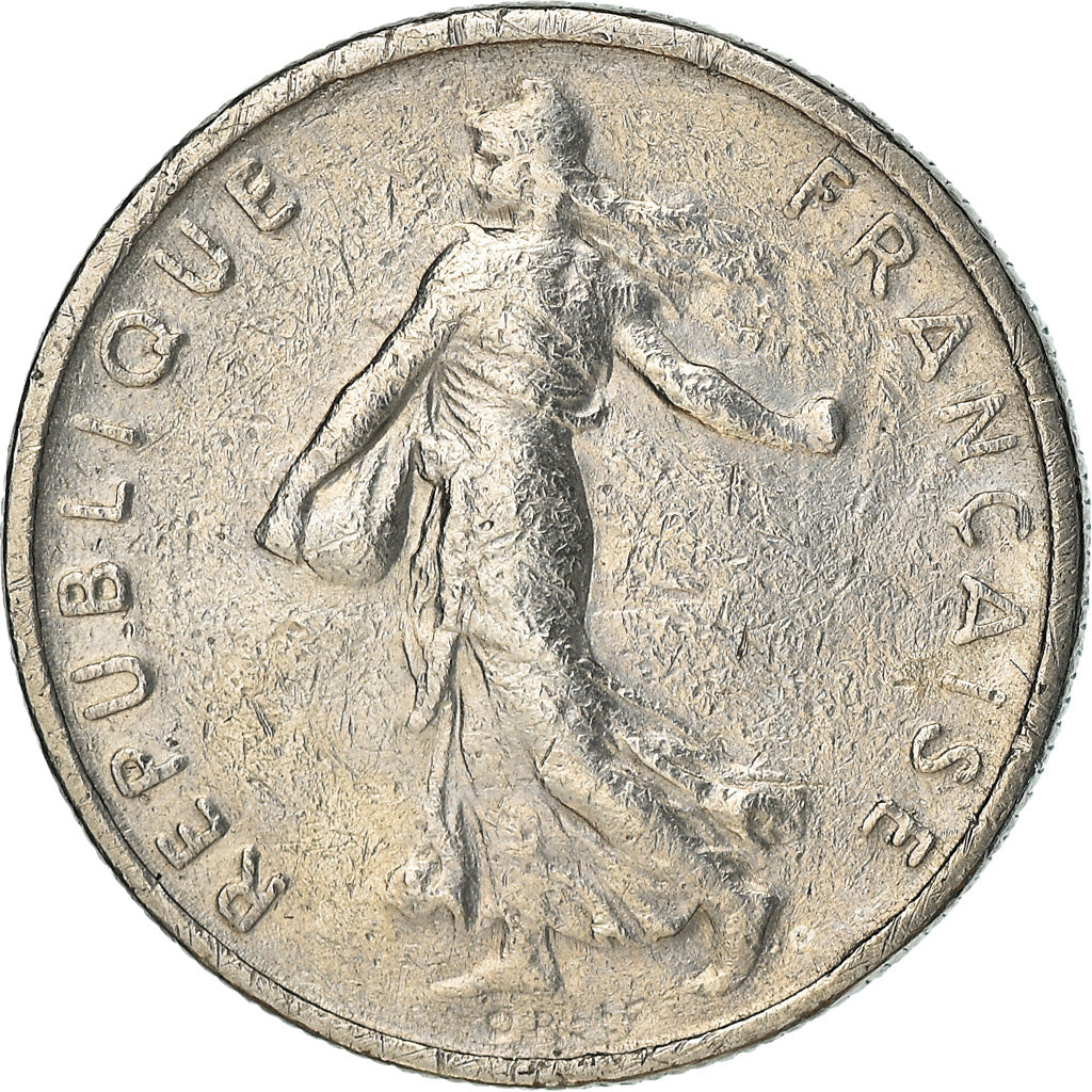Münze, Frankreich, Semeuse, 1/2 Franc, 1968, Paris, SS+, Nickel, KM:931.1
