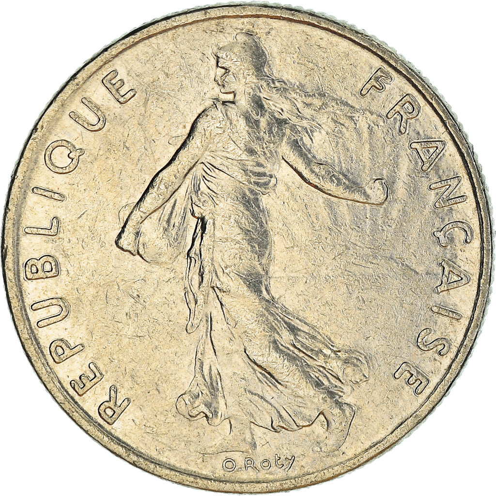 Münze, Frankreich, Semeuse, 1/2 Franc, 1986, Paris, SS, Nickel, KM:931.1