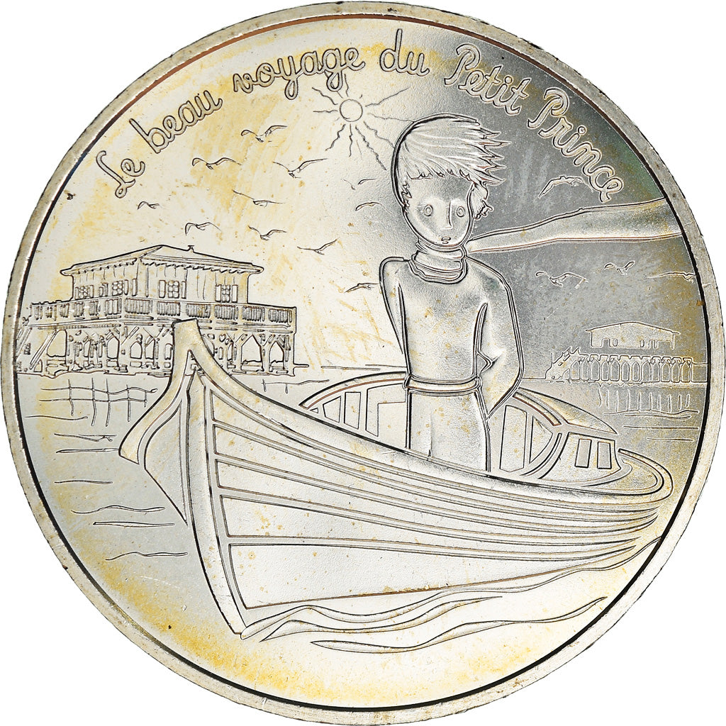 France, 10 Euro, Petit prince navigue, 2016, Paris, MS(65-70), Silver