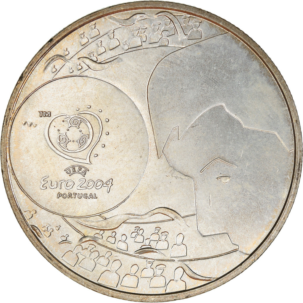 Portugal, 8 Euro, 2004, MS(60-62), Silver, KM:757