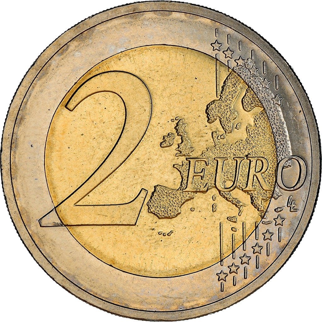 Niemcy - RFN, 2 Euro, BAYERN, 2012, Karlsruhe, MS(63), Bimetaliczny, KM:305