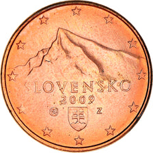 Slovakia, Euro Cent, 2009, Kremnica, MS(64), Copper Plated Steel, KM:95