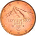 Slovakia, Euro Cent, 2009, Kremnica, MS(64), Copper Plated Steel, KM:95