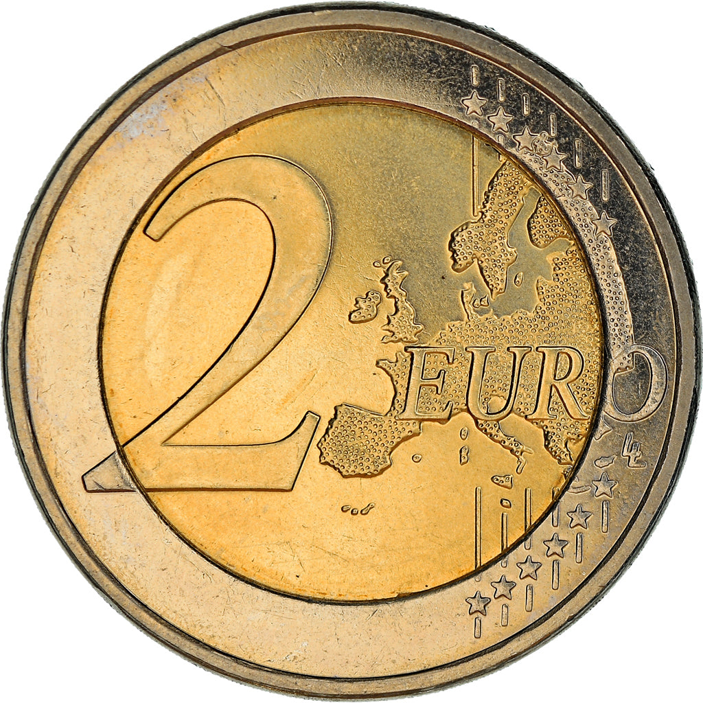 Cypr, 2 Euro, 2008, MS(63), Bimetaliczny, KM:85