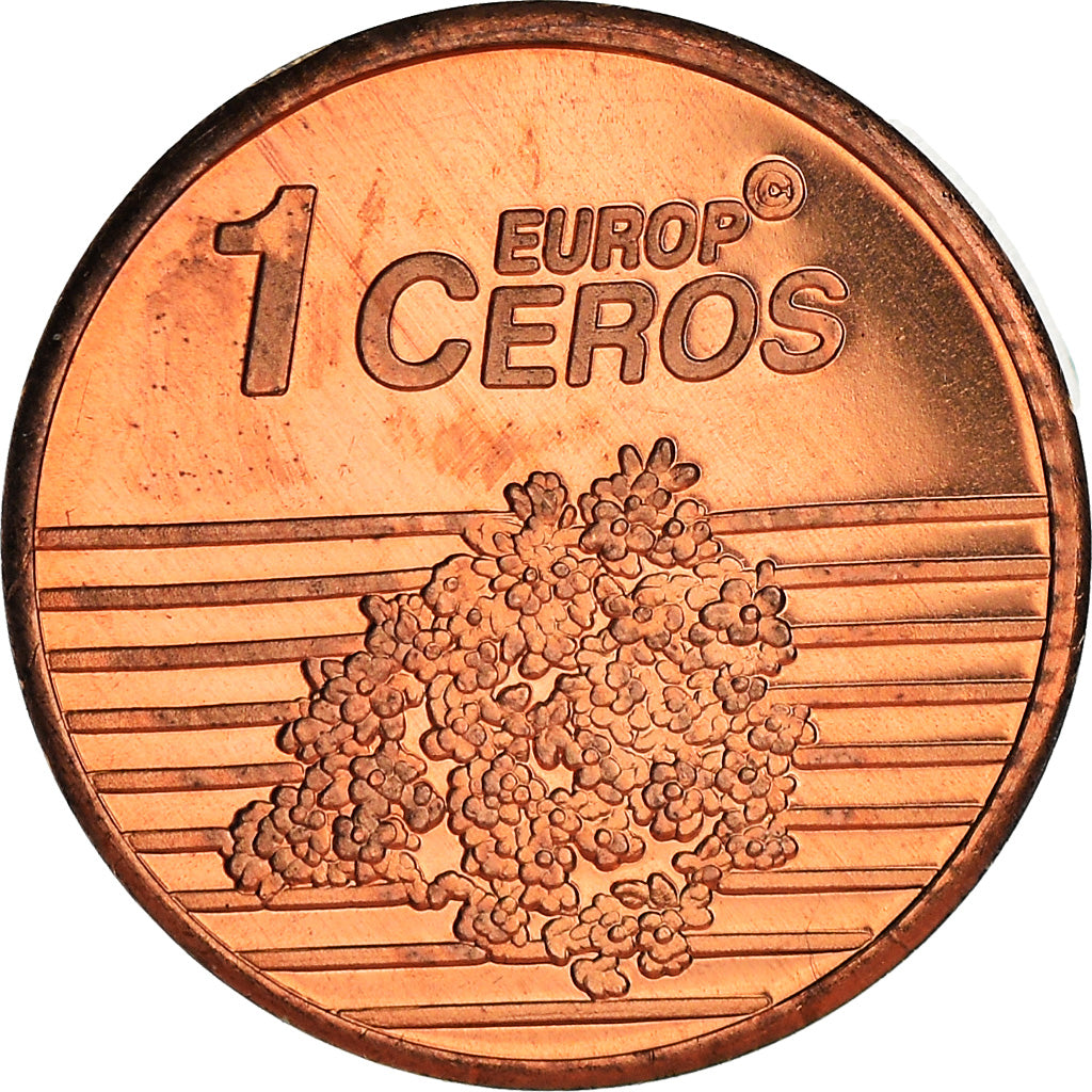 Schweiz, Fantasy euro patterns, Euro Cent, 2003, STGL, Copper Plated Steel