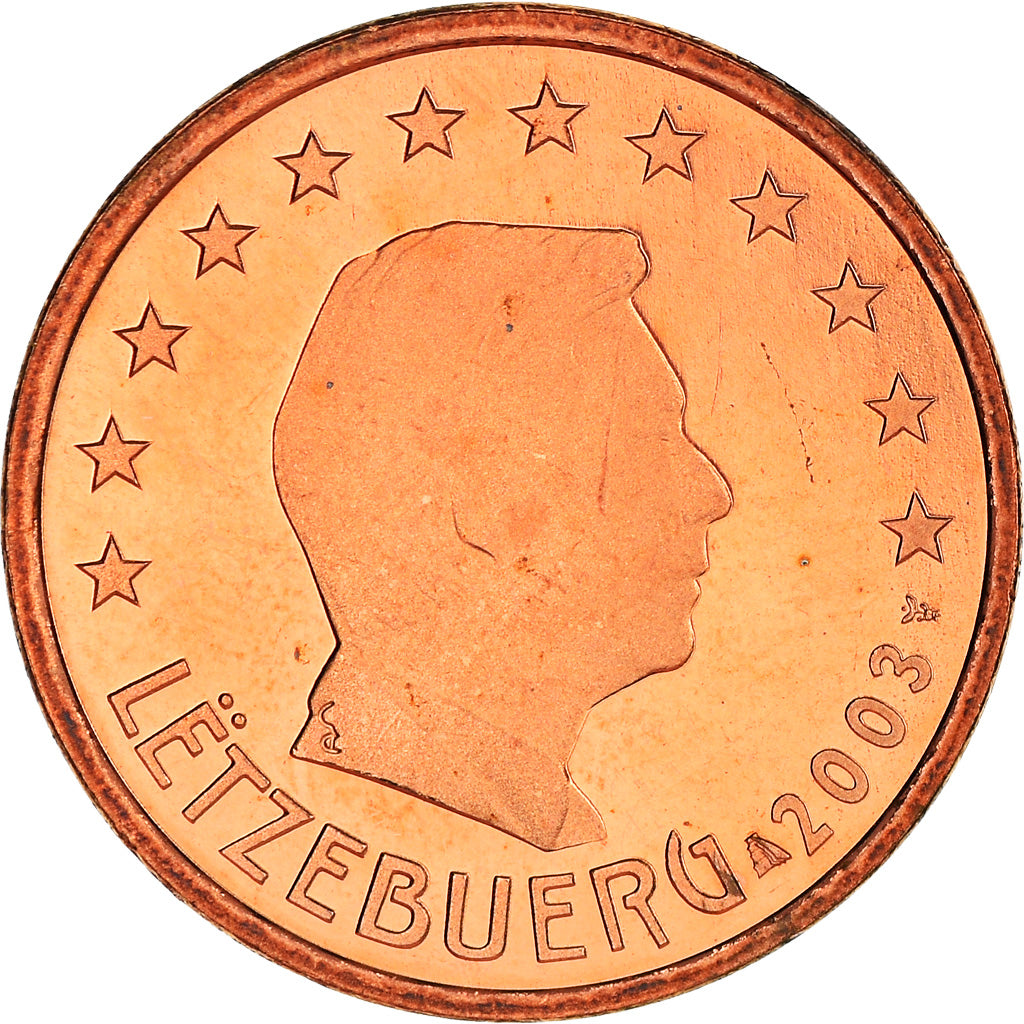Luxembourg, 5 Euro Cent, 2003, Utrecht, BU, FDC, Copper Plated Steel, KM:77