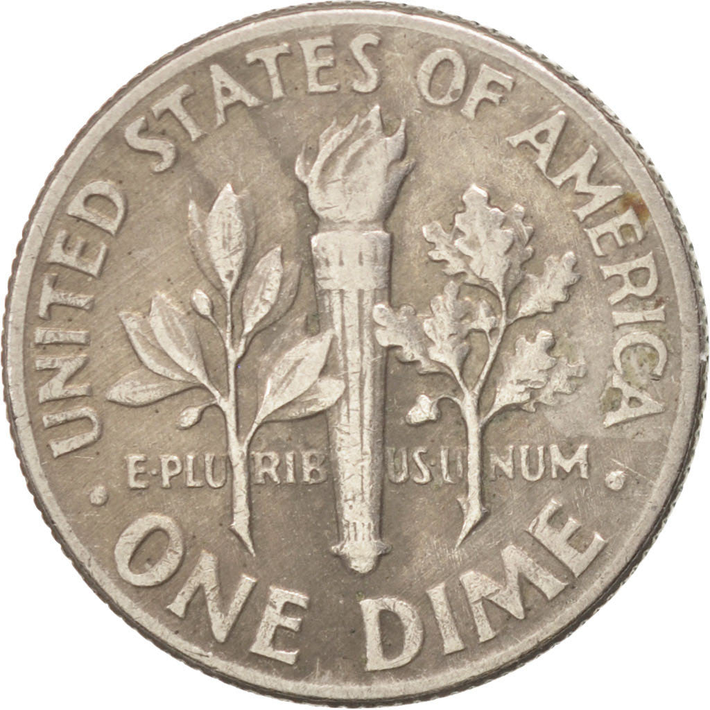 Coin, United States, Roosevelt Dime, Dime, 1973, U.S. Mint, Denver, EF(40-45)