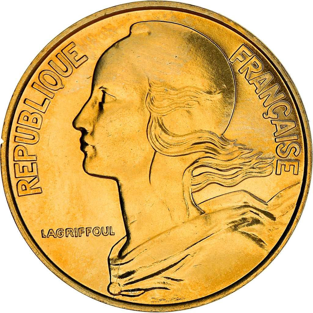 Munten, Frankrijk, Marianne, 20 Centimes, 1999, Paris, BU, FDC, Aluminum-Bronze