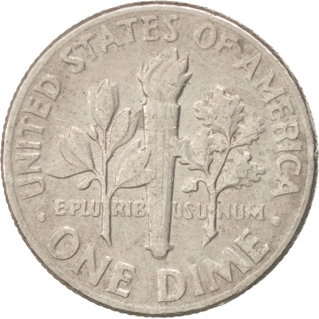 Moneta, Stati Uniti, Roosevelt Dime, Dime, 1975, U.S. Mint, Denver, BB, Rame