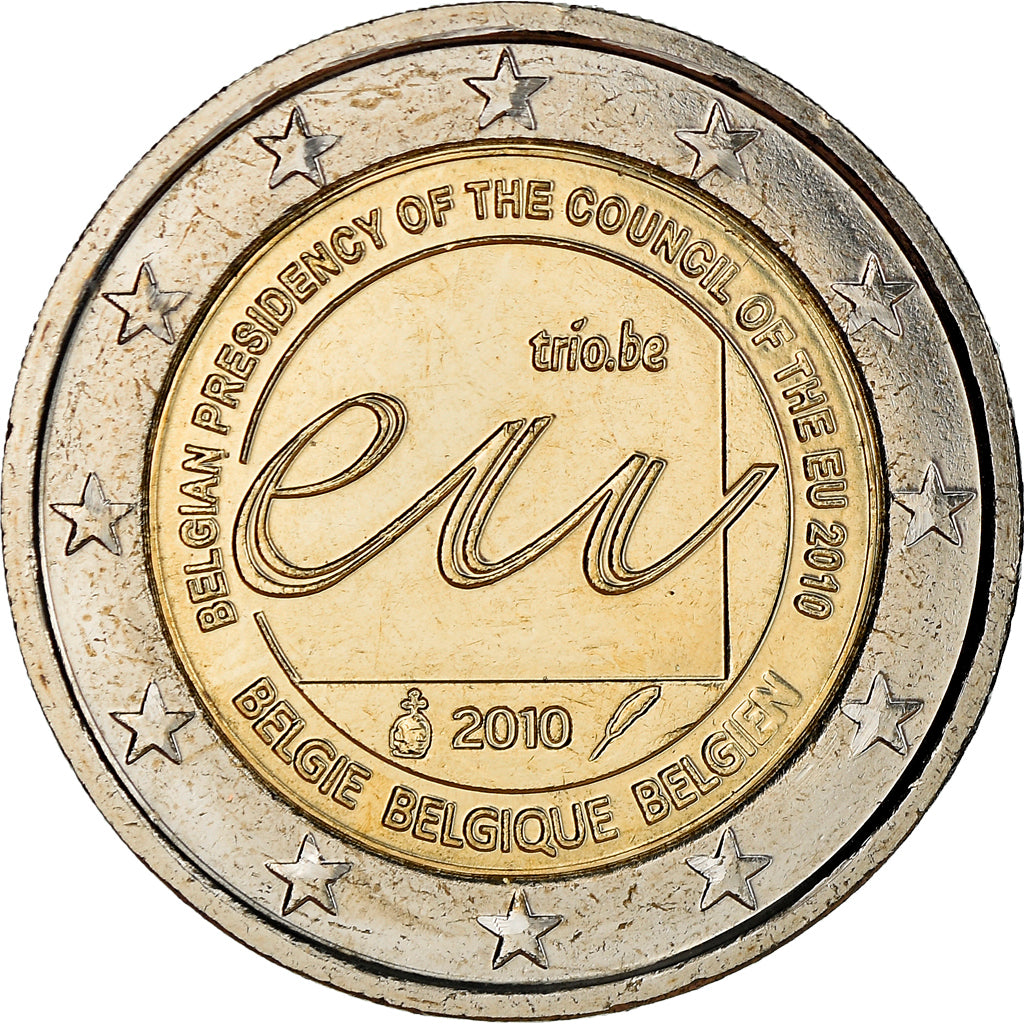 Belgium, 2 Euro, 2010, MS(63), Bi-Metallic, KM:289