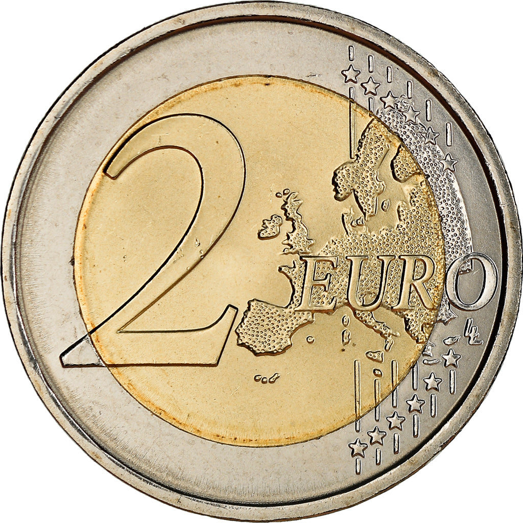 France, 2 Euro, 2015, Paris, SPL, Bimetallic, KM:New