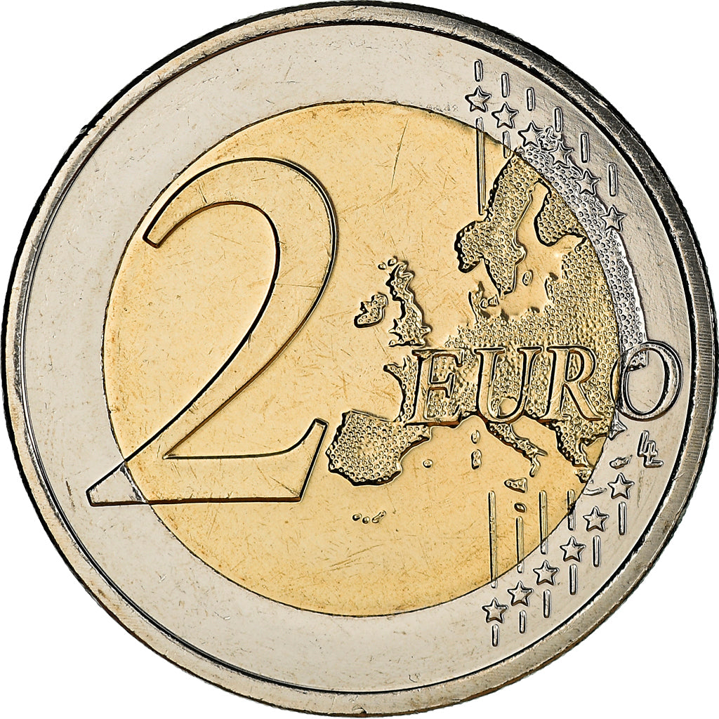 Eslovénia, 2 Euro, Barbara Celjska, 2014, MS(63), Bimetálico