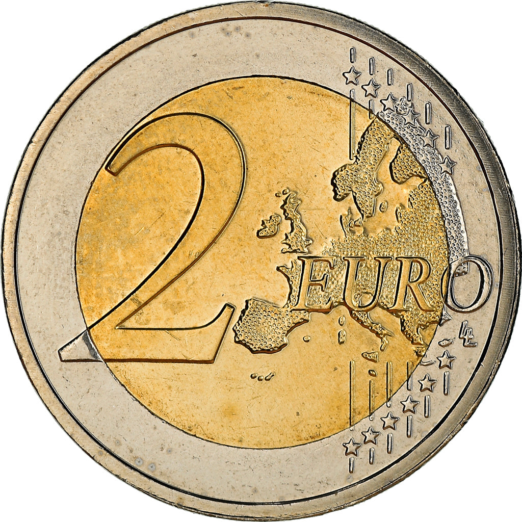 Luxemburgo, 2 Euro, 175 Joer, 2014, Utrecht, MS(63), Bimetálico, KM:New