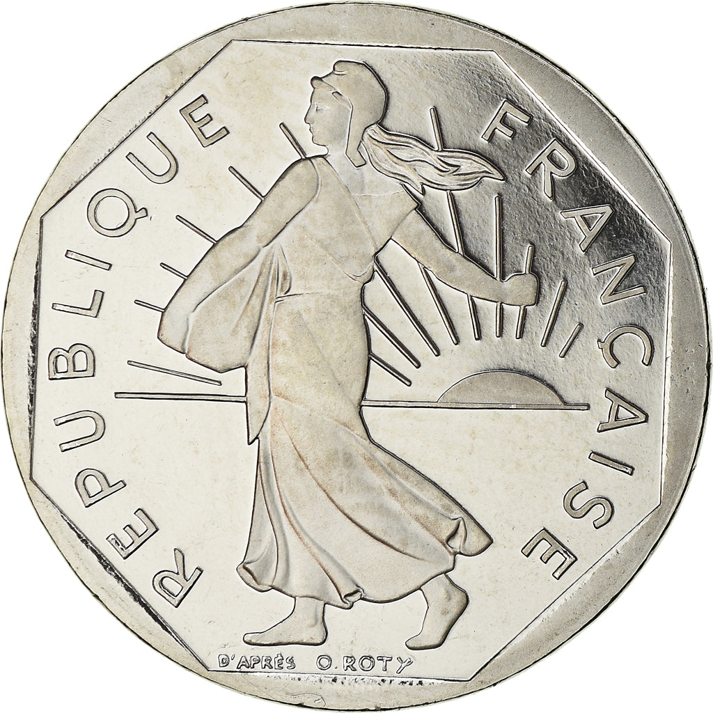 Coin, France, Semeuse, 2 Francs, 2000, Paris, Proof / BE, MS(65-70), Nickel