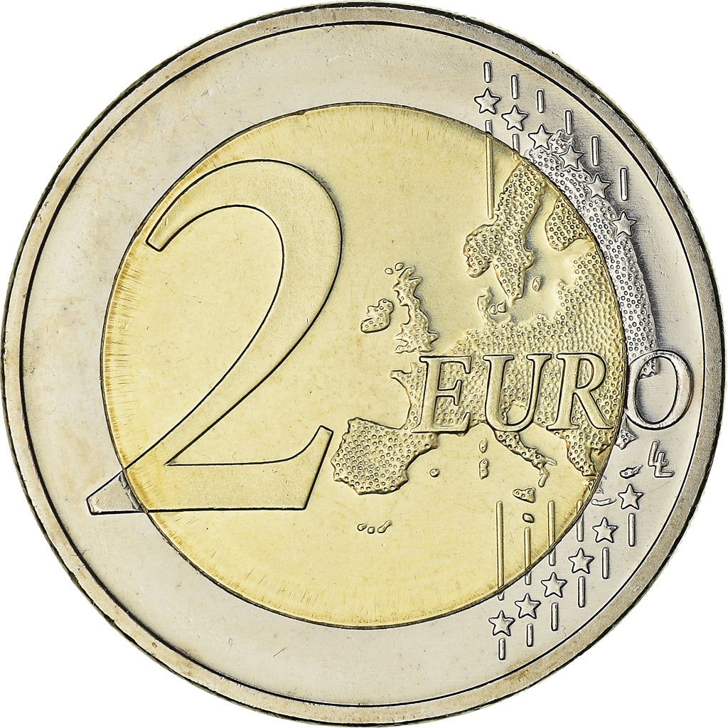 Estonia, 2 Euro, 10 ans de l'Euro, 2012, MS(63), Bimetaliczny, KM:70