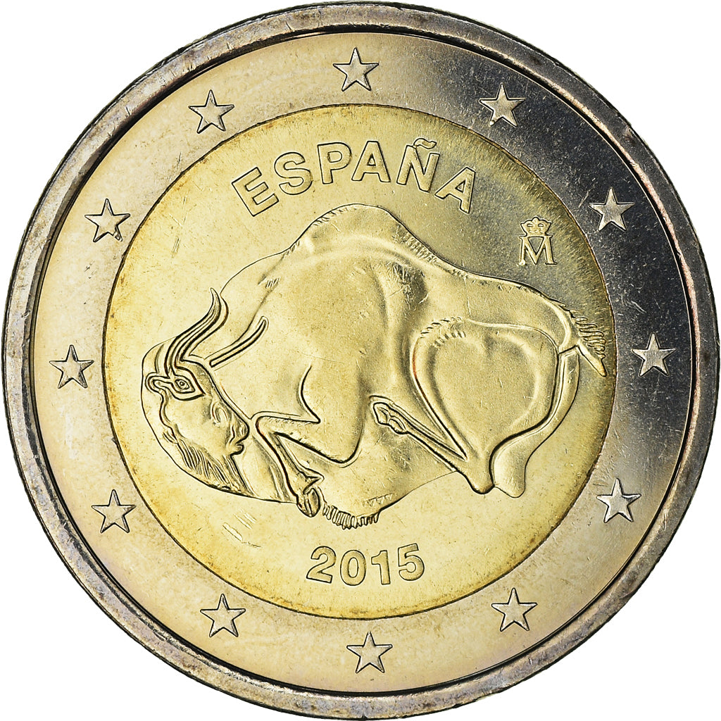 Espagne, 2 Euro, UNESCO heritage mondial, 2015, SPL, Bi-Metallic, KM:New