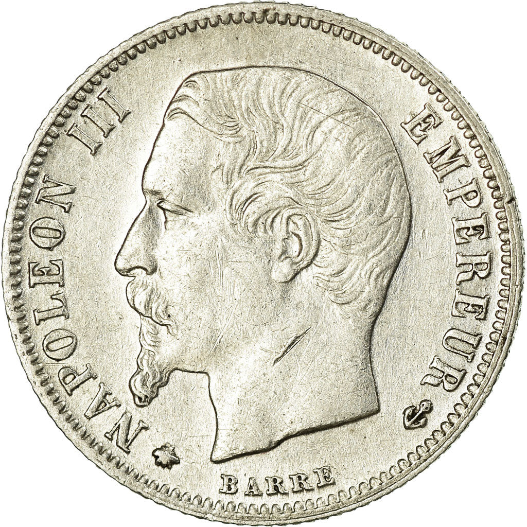 Coin, France, Napoleon III, Napoléon III, 50 Centimes, 1859, Strasbourg