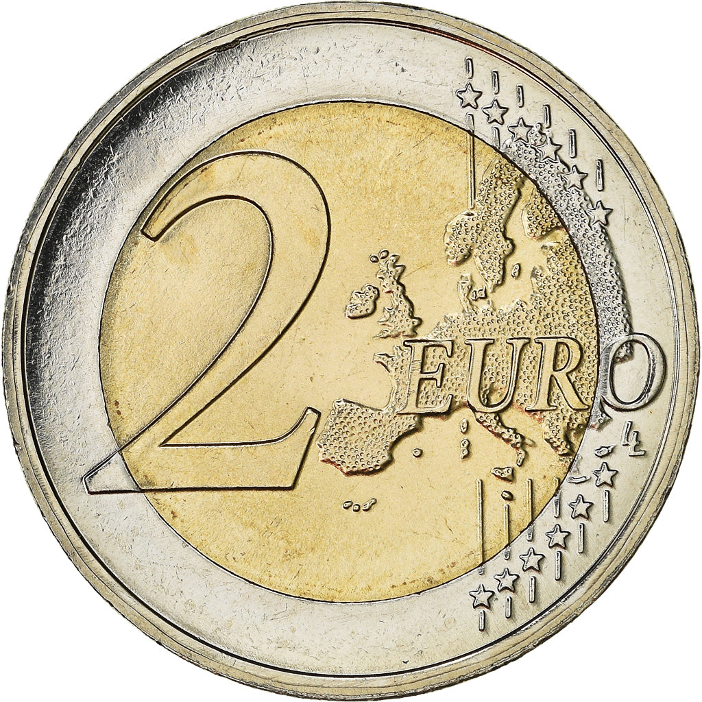 Francia, 2 Euro, 25e Anniversaire du ruban rose, 2017, Paris, SC, Bimetálico