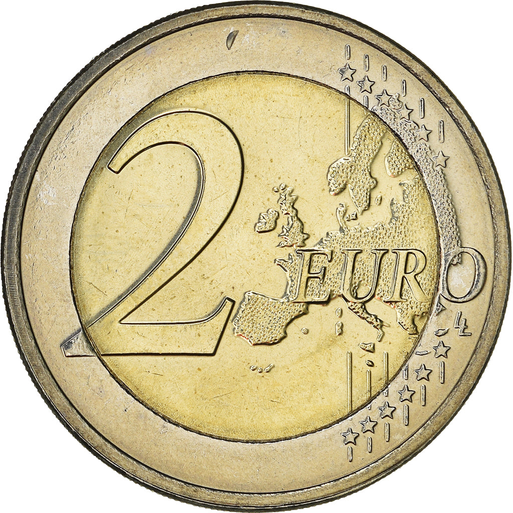 Luxemburg, 2 Euro, Pont Grande Duchesse Charlotte, 2016, UNZ, Bi-Metallic