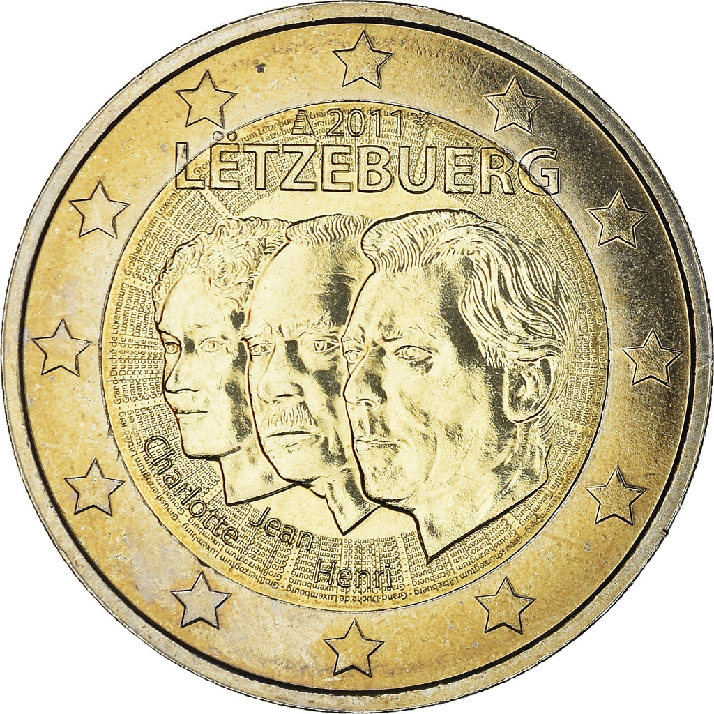 Luxemburgo, 2 Euro, Grand-Duché, 2011, Utrecht, MS(63), Bimetálico, KM:116