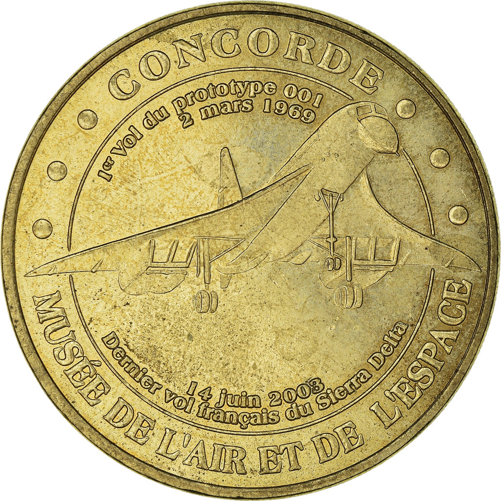 France, Token, Touristic token, 93/ Le Concorde - Le Bourget, Arts & Culture