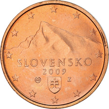 Slowakei, 2 Euro Cent, 2009, Kremnica, VZ+, Copper Plated Steel, KM:96