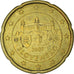Slovacchia, 20 Euro Cent, 2009, Kremnica, SPL, Ottone, KM:99