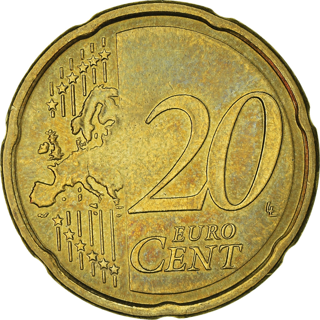 Slovacchia, 20 Euro Cent, 2009, Kremnica, SPL, Ottone, KM:99