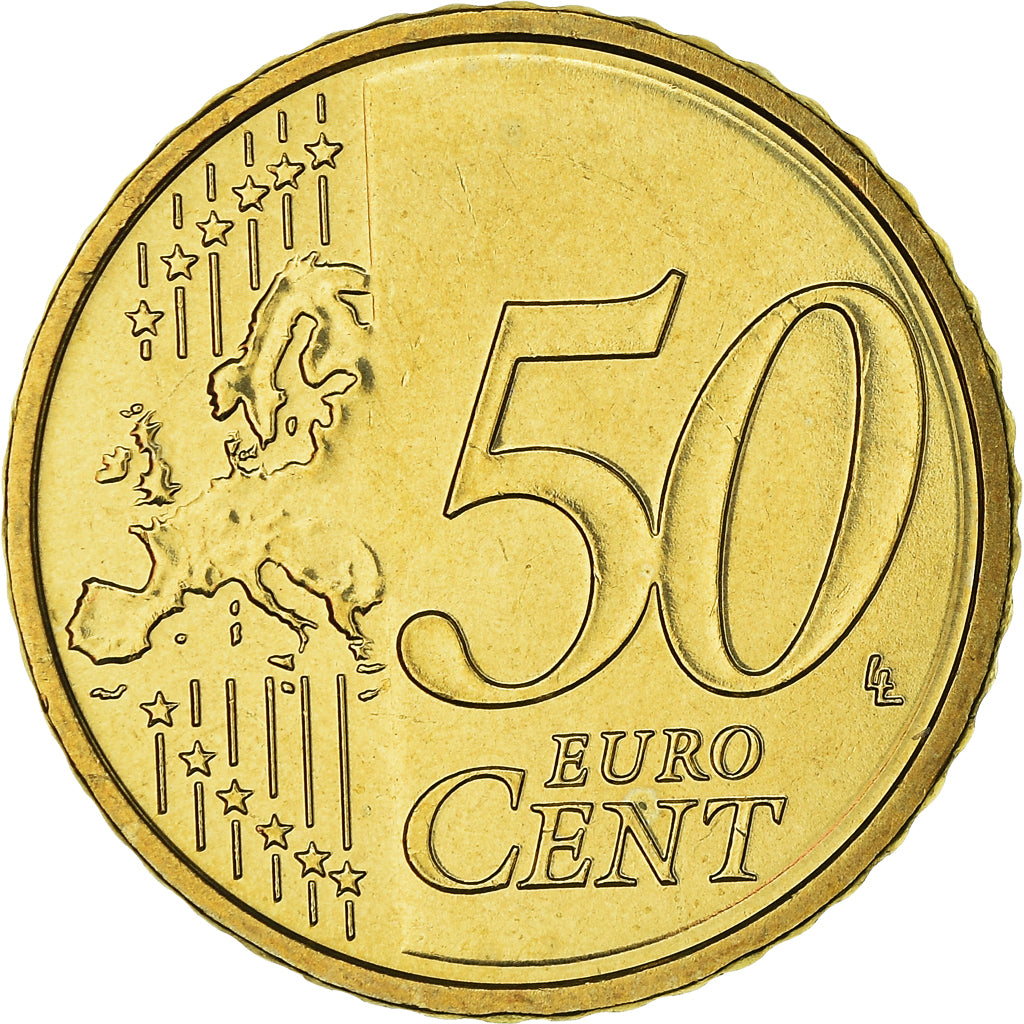 Letland, 50 Euro Cent, 2014, Stuttgart, UNC-, Tin, KM:155