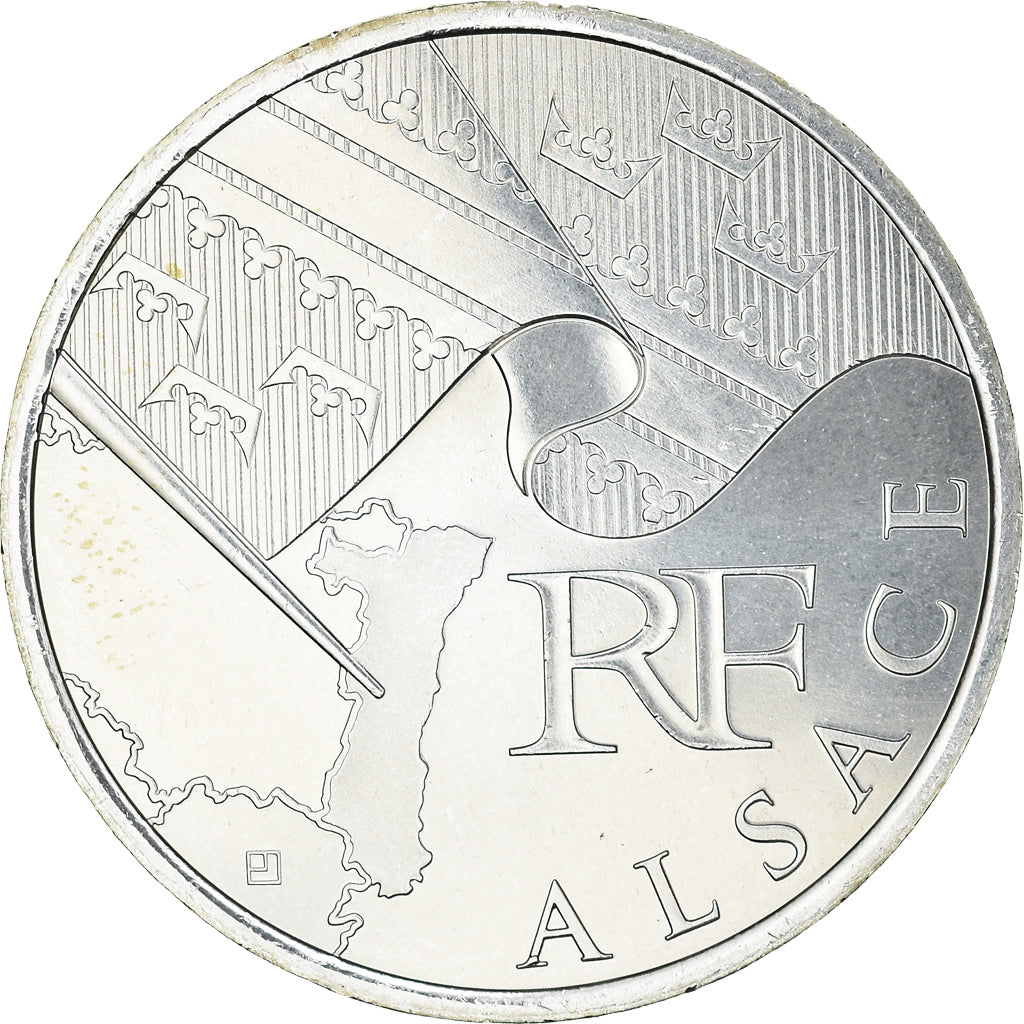 Francia, 10 Euro, Alsace, 2010, SPL, Argento