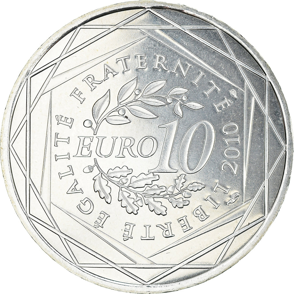 Frankreich, 10 Euro, Alsace, 2010, UNZ, Silber