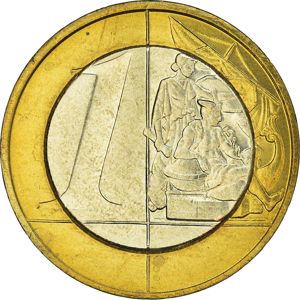 Gibraltar, Fantasy euro patterns, Euro, 2004, MS(65-70), Bi-Metallic