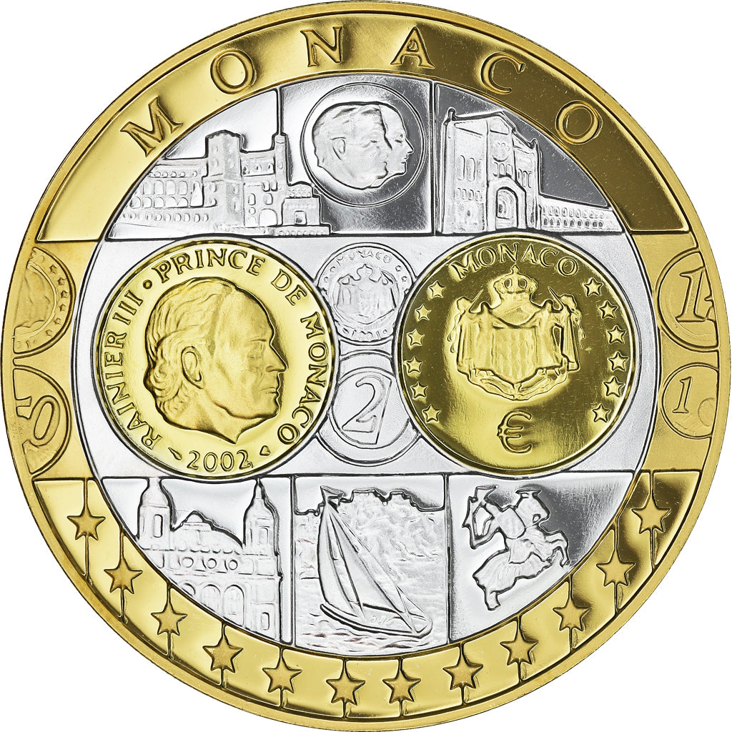 Monaco, Medaille, L'Europe, Monaco, STGL, Silber