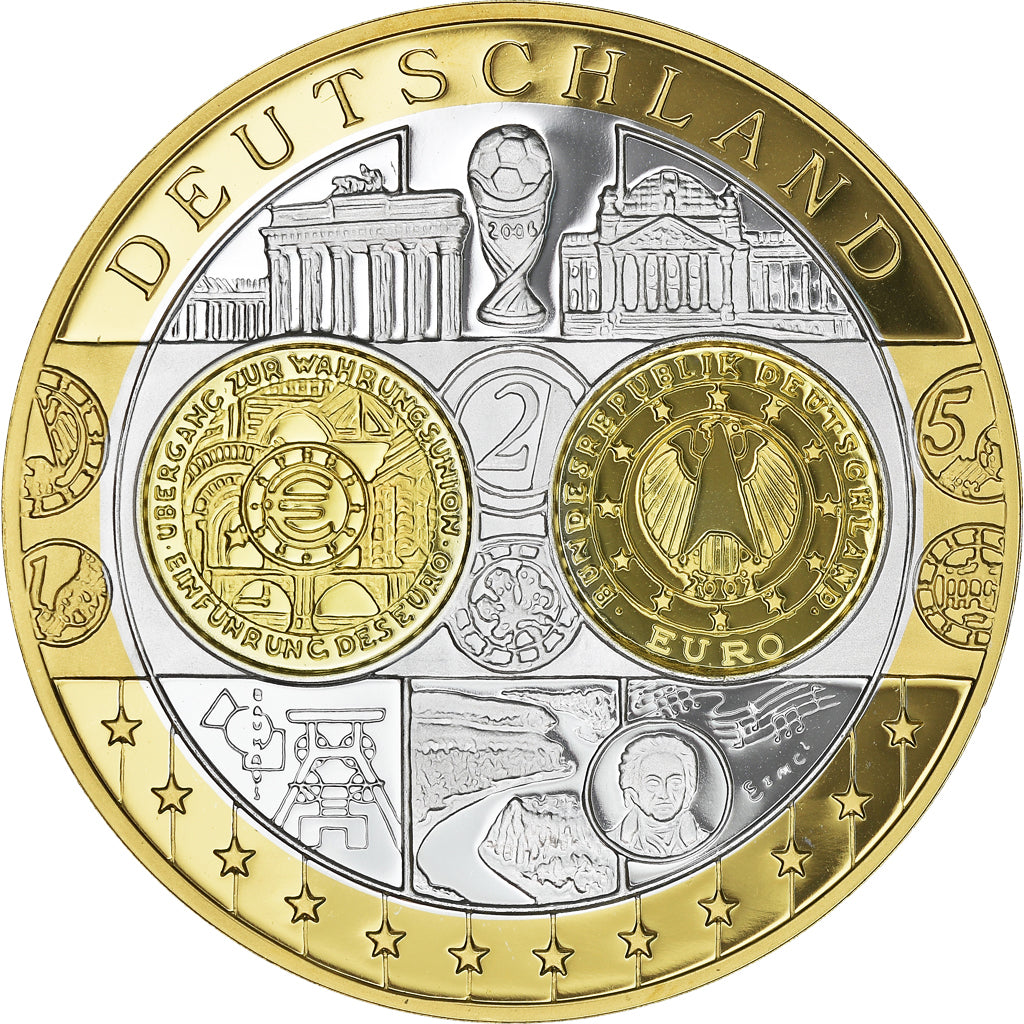 Niemcy, Medal, L'Europe, Polityka, społeczeństwo, wojna, MS(64), Srebro