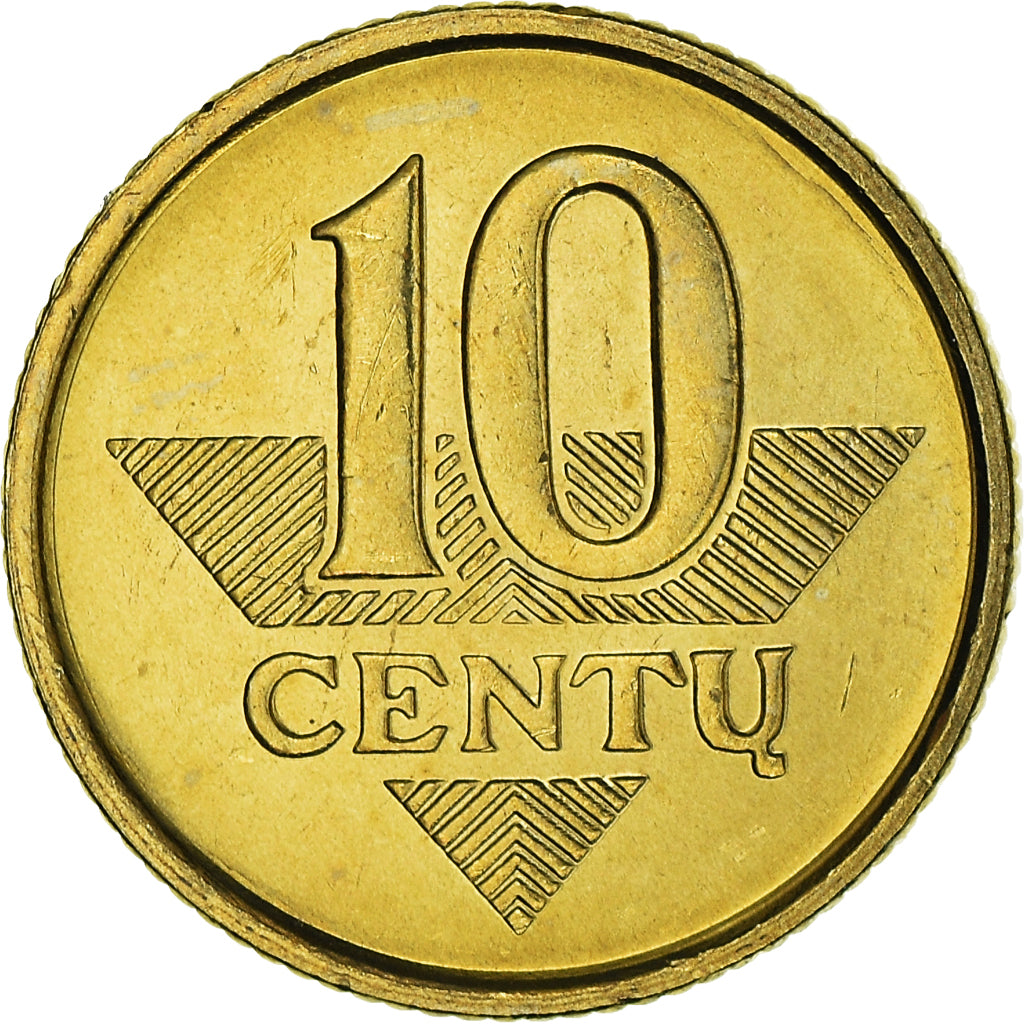 Coin, Lithuania, 10 Centu, 1998, MS(60-62), Nickel-brass, KM:106