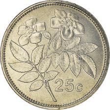 Coin, Malta, 25 Cents, 1998, Franklin Mint, MS(60-62), Copper-nickel, KM:97